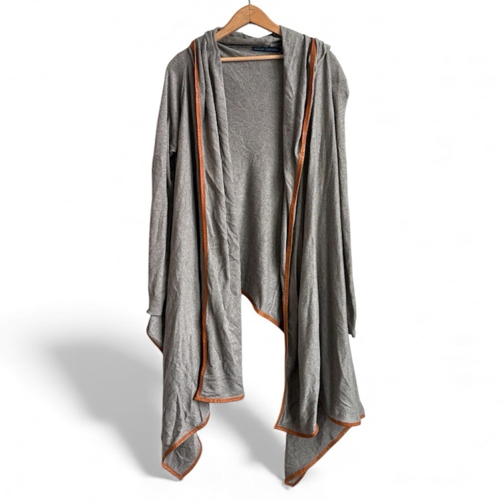 Ralph Lauren Hooded Open Cardigan Sweater